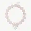 Entdecke das Flex Love Armband – dein neuer Lieblingsbegleiter! Mit zarten, runden Perlen in sanftem Rosa und einem glänzenden Silberherz-Anhänger zieht es alle Blicke auf sich. Dieses Schmuckstück ist nicht nur ein Accessoire, sondern ein echtes Statement. Trage es zu jedem Outfit und lass den schlichten weißen Hintergrund die strahlende Eleganz deines Armbands zur Geltung bringen. Hol dir jetzt dieses Must-have und verleihe deinem Look das gewisse Etwas!.