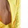 Erlebe den WOW-Effekt mit dem Sunset Glow Outfit! Dieses Meisterwerk von Mode vereint verführerische Rückenfreiheit und trendige Raffungen an den Ärmeln. Stell dir vor, wie du im Rampenlicht stehst und alle Blicke auf dich ziehst. Perfekt für deinen unvergesslichen Auftritt. Bist du bereit, in diesem Look die Welt zu erobern?.