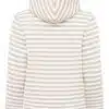 Hey, gönn dir den frischen Look: Der beige-weiße Hoodie mit angesagten Streifen bringt lässigen Style in deinen Alltag. Die Kapuze und die langen Ärmel machen ihn supergemütlich – einfach anziehen, wohlfühlen und überall gut aussehen!.