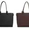 Entdecke deinen Style mit Two "Toos" Handtaschen-schwarz oder braun, beide mit edlem Branding für deinen modernen Look.