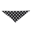 Erlebe den Allover happy Dreieckschal - dein stylisches, schwarzes Tuch mit modernen weißen Smileys für deinen coolen Look!.