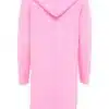 Entdecke deinen neuen Lieblingslook: Mit dem pinken, knielangen Kapuzenmantel von Zwillingsherz bist du immer stylish!.