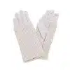 Entdecke, wie cool du bist: Zieh die weißen Rosalind Handschuhe an - modernes Design und kuschelige Wärme für deinen Look!.