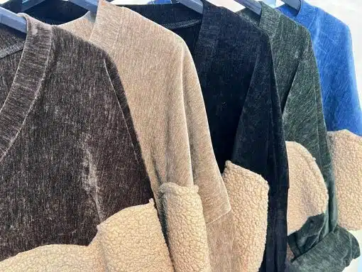 Entdecke deinen neuen Lieblingslook: Vier stylische Sweatshirts, darunter das "Teddy Heart Dream", warten auf dich!.
