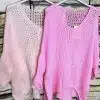 Entdecke deinen Style mit diesen angesagten Strickpullovern in zartem Rosa und leuchtendem Pink - perfekt für deinen Look!.