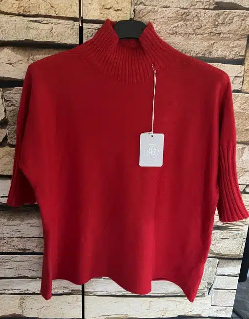 Entdecke deinen Style mit dem Élégance Classique Pullover - leuchtend rot, modern geschnitten, bereit für dein Fashion-Upgrade!.