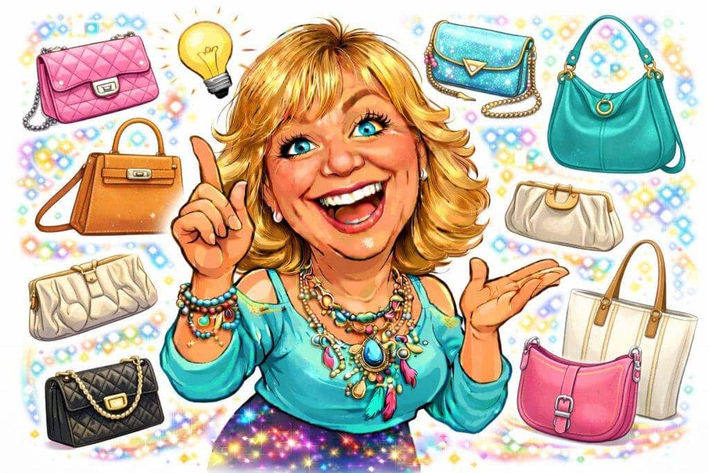 Taschen - Handtaschen Frau mit Handtaschen: Auswahl an stilvollen Damenhandtaschen in verschiedenen Designs und Farben.