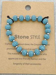 „stone style“türkis armband