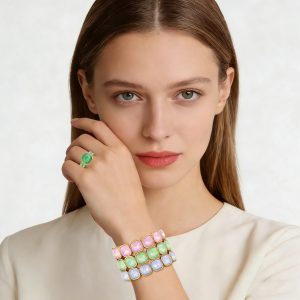 crystal frame bracelet