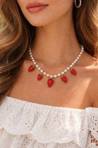 berry pearl kette