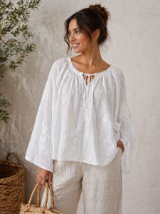 Étoile cotton bluse